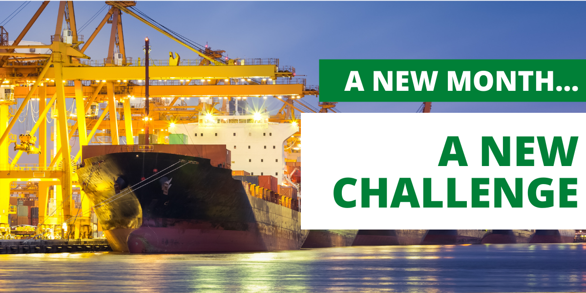 a new month a new challenge