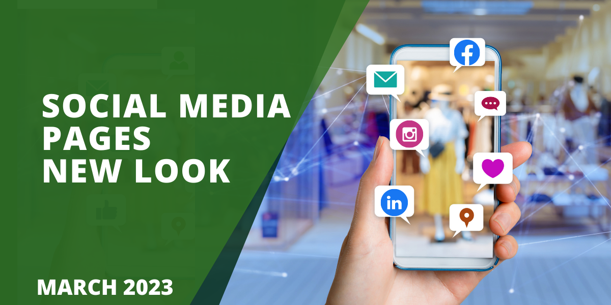 Social Media pages New Look