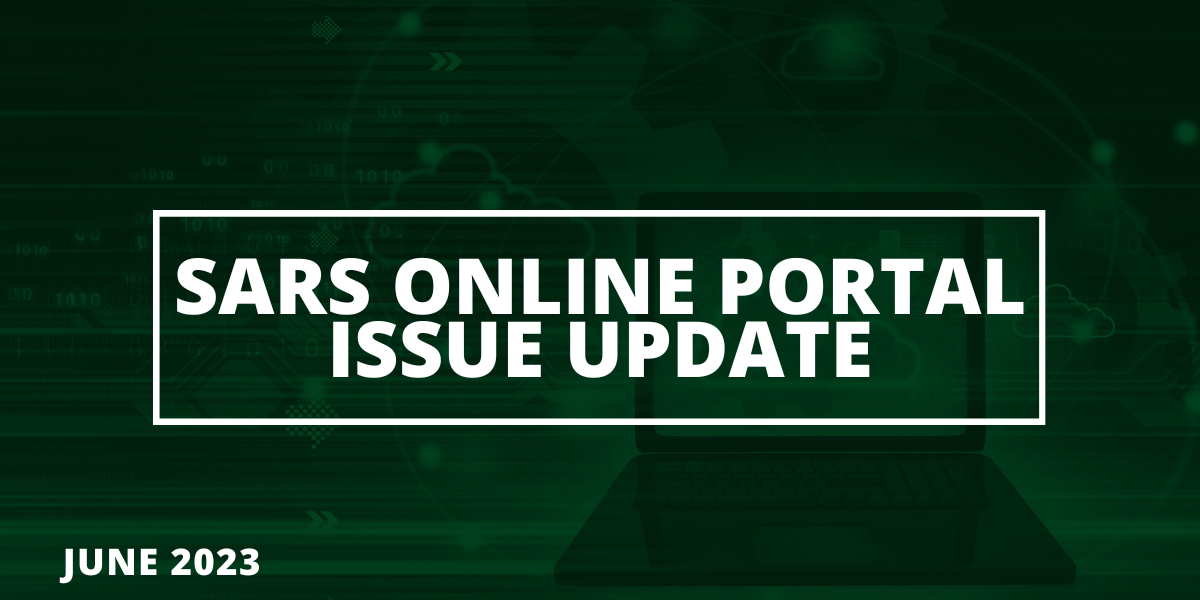 SARS Online portal experiencing challenges