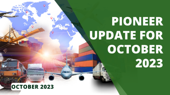 Pioneer Update for October 2023