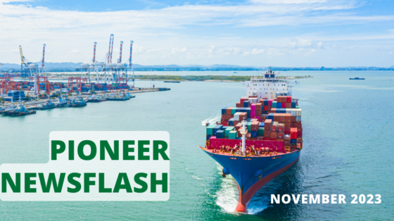 Pioneer Freight November 2023 Newsflash