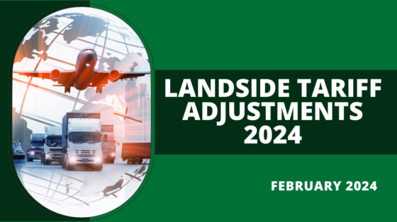 Landside Tariff Adjustments 2024